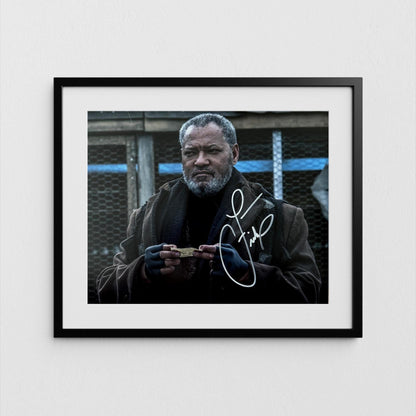 Laurence Fishburne Autograph John Wick Signed Poster Authentic Signature with COA