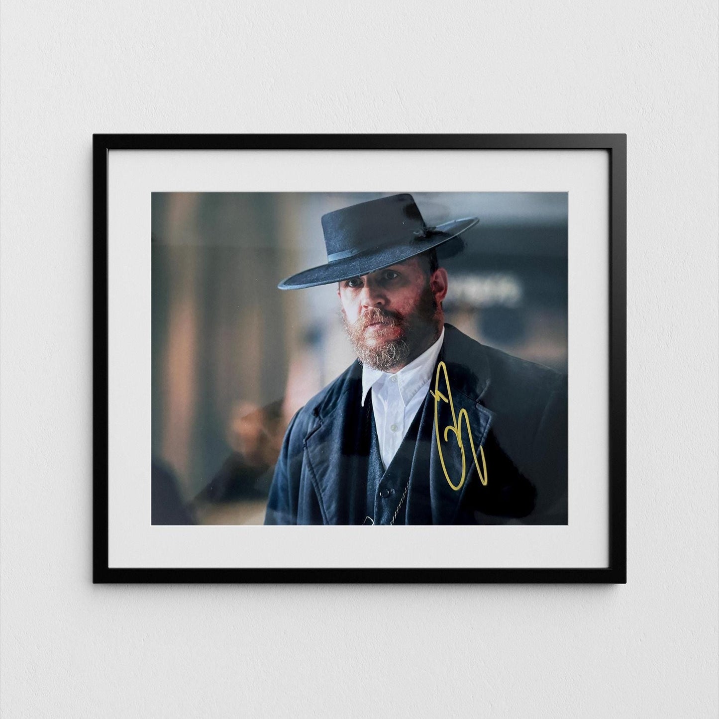 Tom Hardy Autograph Peaky Blinders Signed Poster Alfie Solomons Authentic Signature with COA
