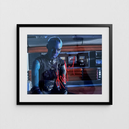 Karen Gillan Autograph Guardians of the Galaxy Signed Poster Nebula Authentic Signature with COA