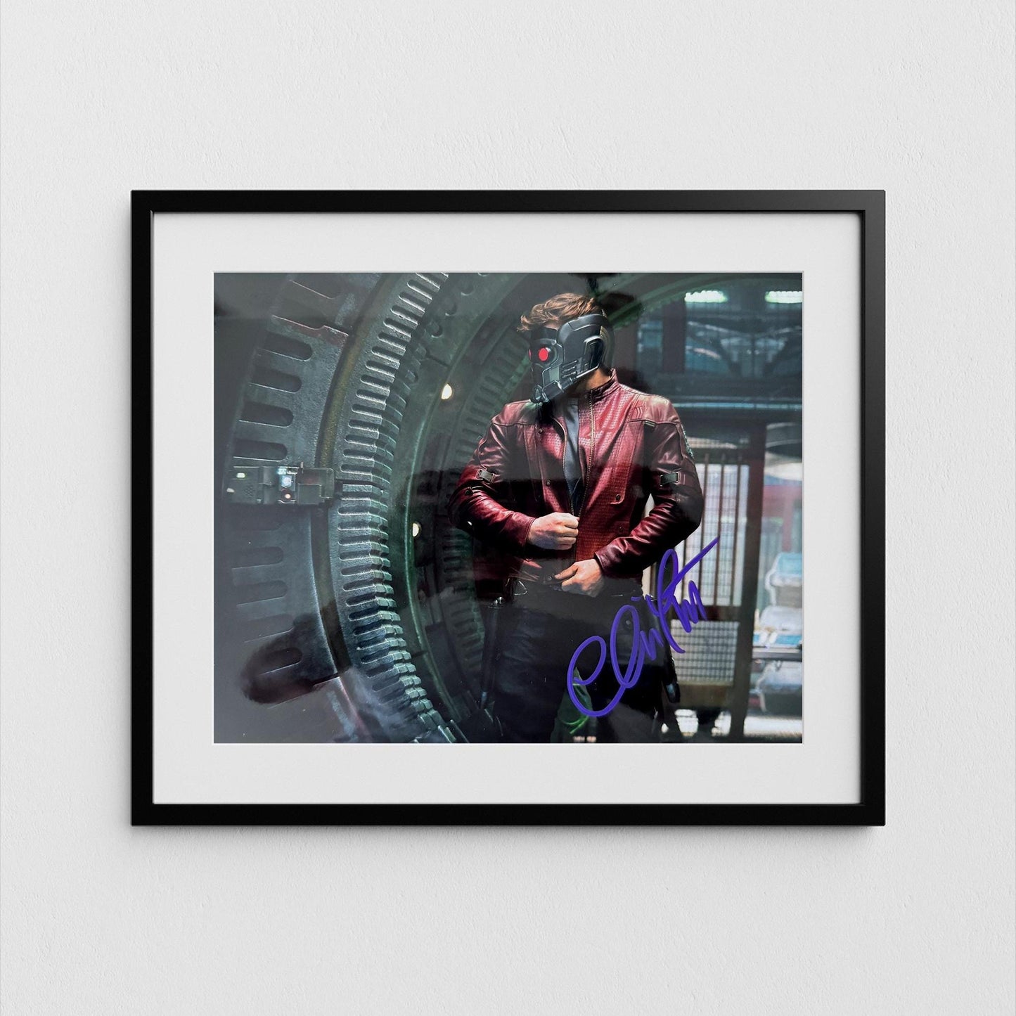 Chris Pratt Autograph Guardians of the Galaxy Signed Poster Star-Lord Authentic Signature with COA