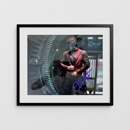 Chris Pratt Autograph Guardians of the Galaxy Signed Poster Star-Lord Authentic Signature with COA