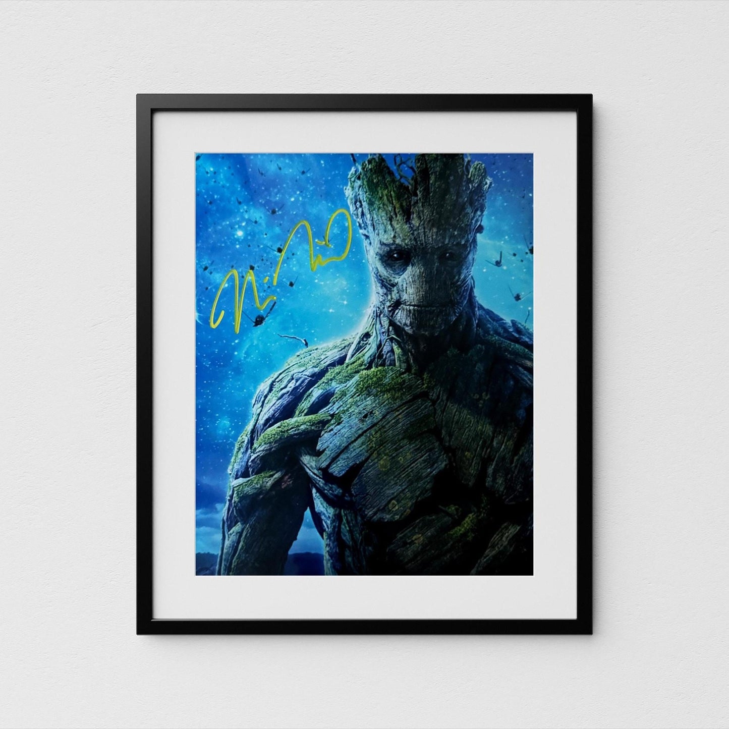 Vin Diesel Autograph Guardians of the Galaxy Signed Poster Groot Authentic Signature with COA