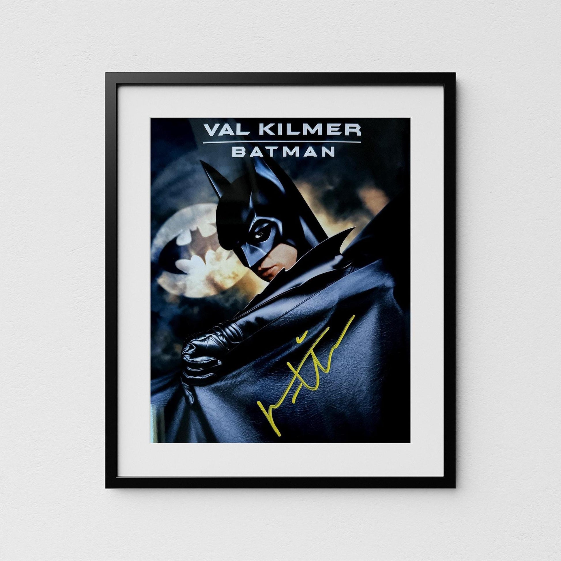 Val Kilmer Autograph Batman Forever Signed Poster Authentic Signature with COA