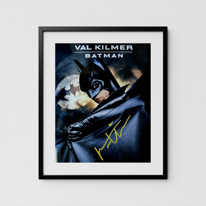 Val Kilmer Autograph Batman Forever Signed Poster Authentic Signature with COA