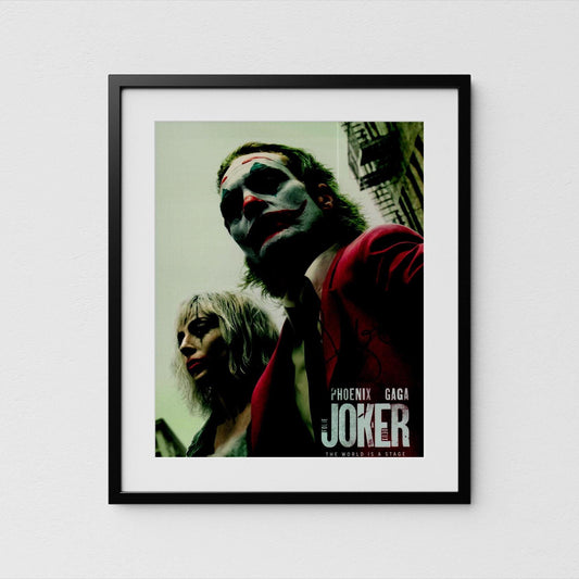 Lady Gaga Autograph Joker Signed Poster Authentic Signature with COA