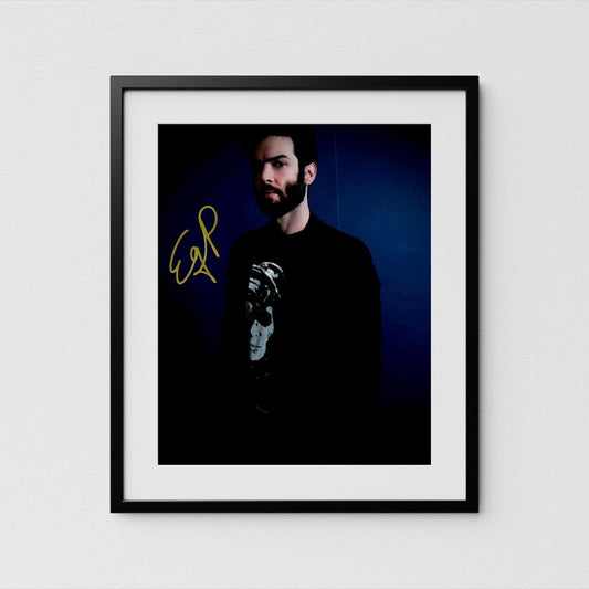 Ethan Peck Autograph Star Trek Discovery Signed Poster Spock Authentic Signature with COA