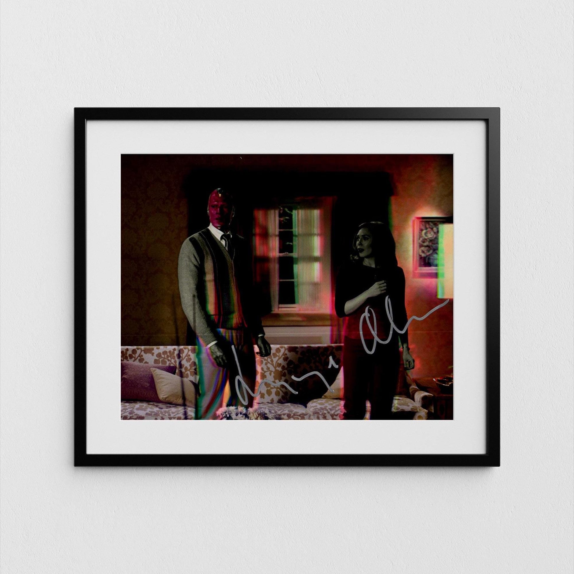 Elizabeth Olsen Autograph Scarlet Witch Signed Poster WandaVision Authentic Signature with COA