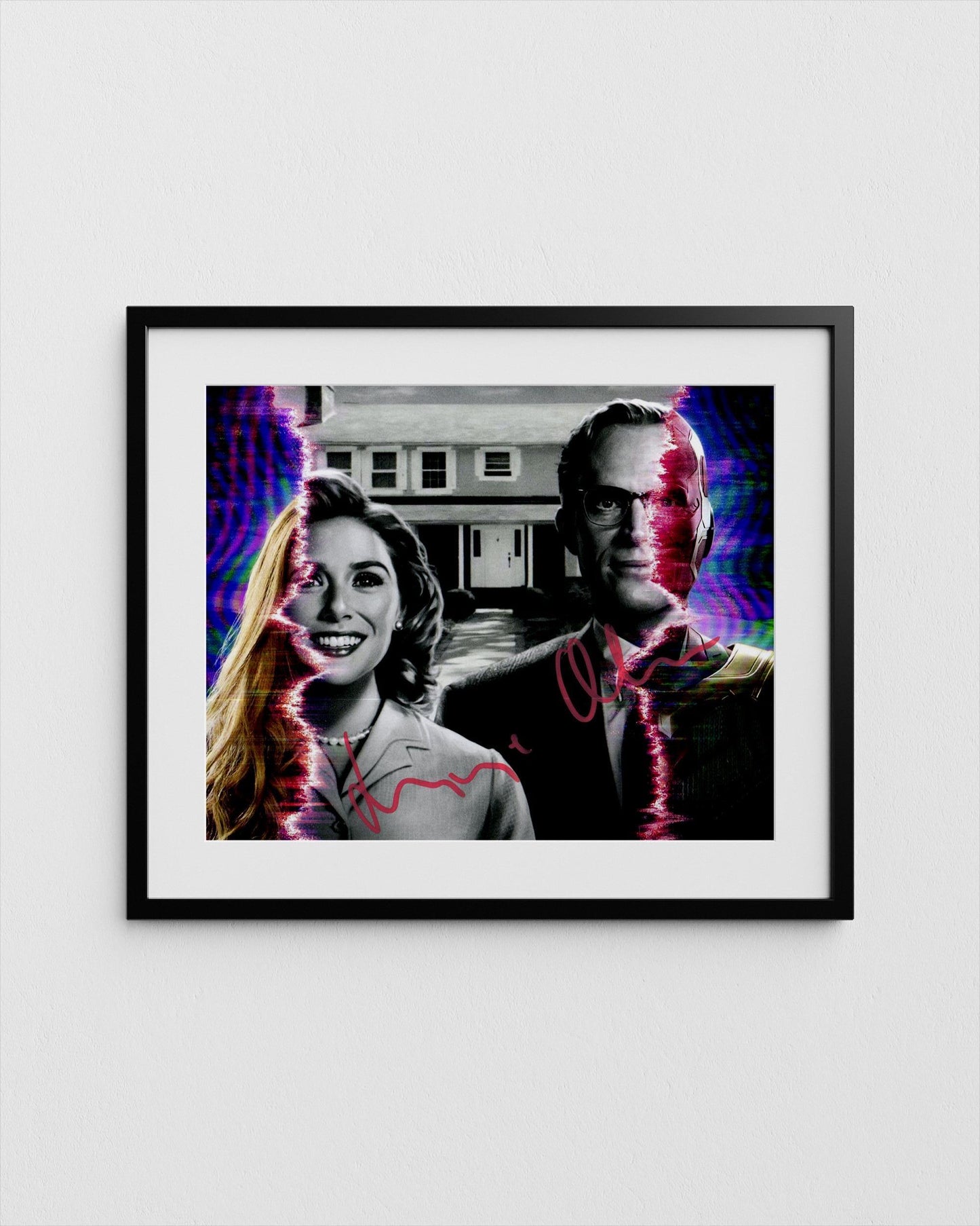 Elizabeth Olsen Autograph Scarlet Witch Signed Poster WandaVision Authentic Signature with COA