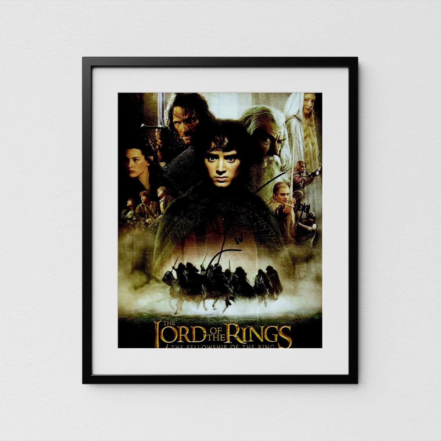 Liv Tyler Autograph Lord of the Rings Signed Poster Authentic Signature with COA