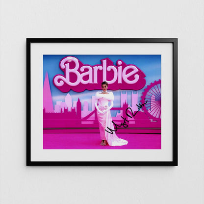 Margot Robbie Autograph Barbie Signed Poster Authentic Signature with COA