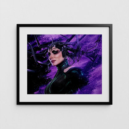 Cate Blanchett Autograph Thor Ragnarok Signed Poster Hela Authentic Signature with COA