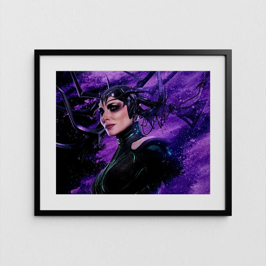 Cate Blanchett Autograph Thor Ragnarok Signed Poster Hela Authentic Signature with COA