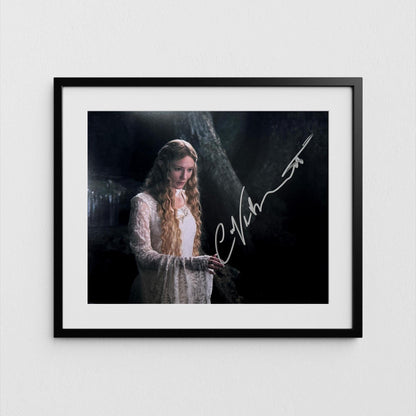 Cate Blanchett Autograph Lord of the Rings Signed Poster Galadriel Authentic Signature with COA