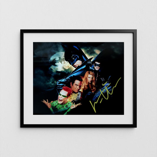 Val Kilmer Autograph Batman Forever Signed Poster Authentic Signature with COA