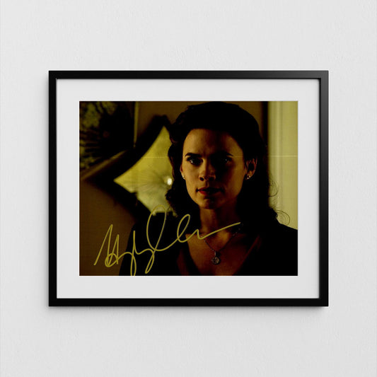 Hayley Atwell Autograph Captain America Signed Poster Agent Carter Authentic Signature with COA