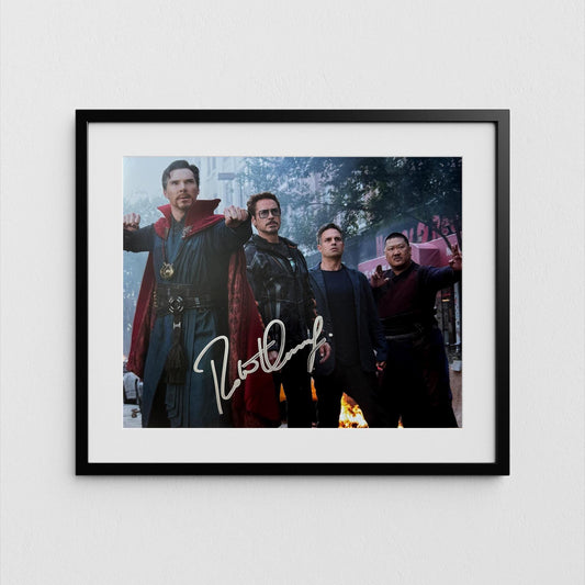 Robert Downey Jr Autograph Iron Man Signed Poster Tony Stark Authentic Avengers Signature with COA