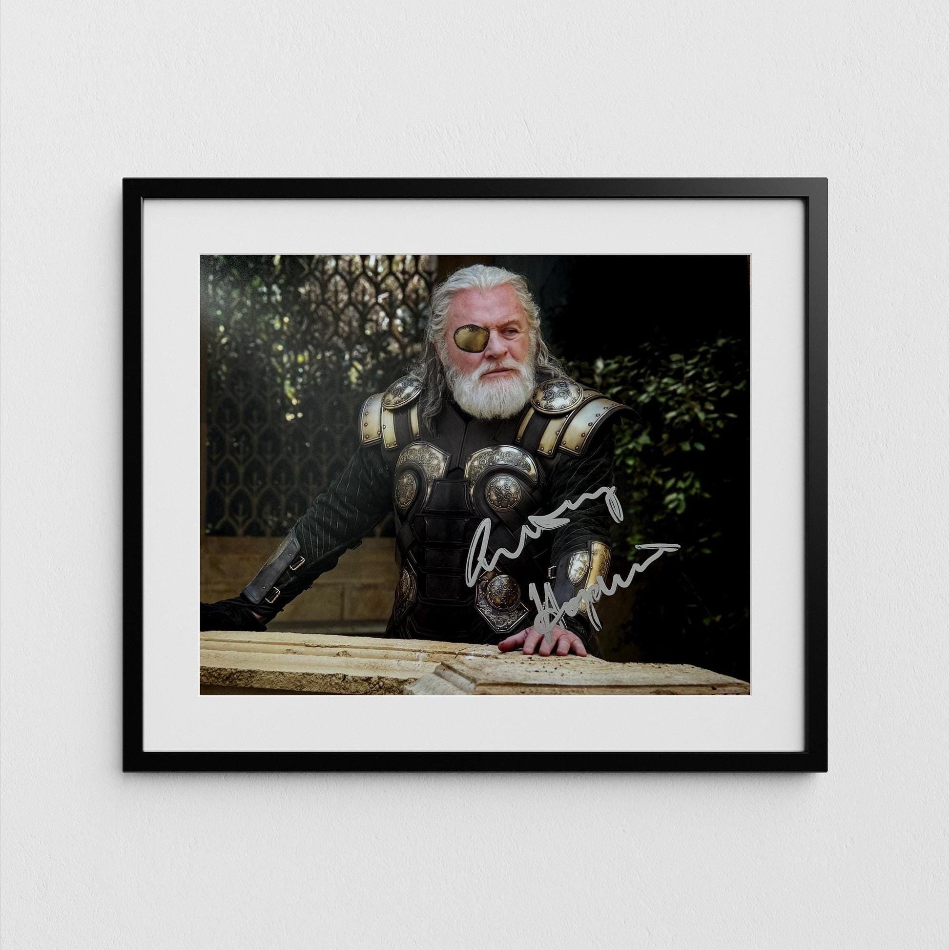 Anthony Hopkins Autograph Signed Thor Ragnarok Poster Authentic Odin Signature with COA