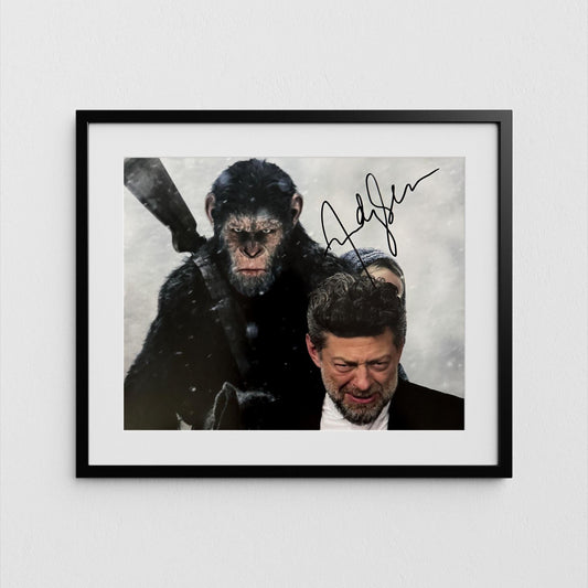 Andy Serkis Autograph Planet of the Apes Signed Poster Authentic Signature with COA