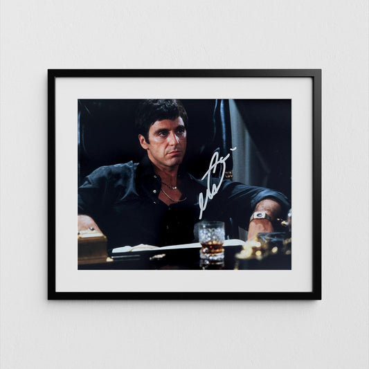 Al Pacino Autograph Scarface Signed Poster Tony Montana Authentic Signature with COA