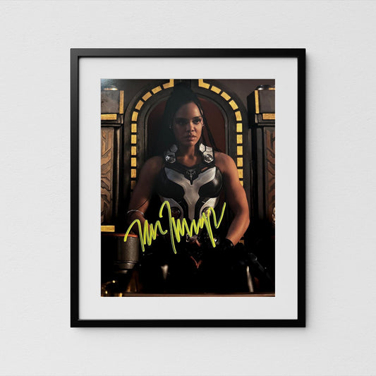 Tessa Thompson Autograph Thor Ragnarok Signed Poster Authentic Valkyrie Signature with COA