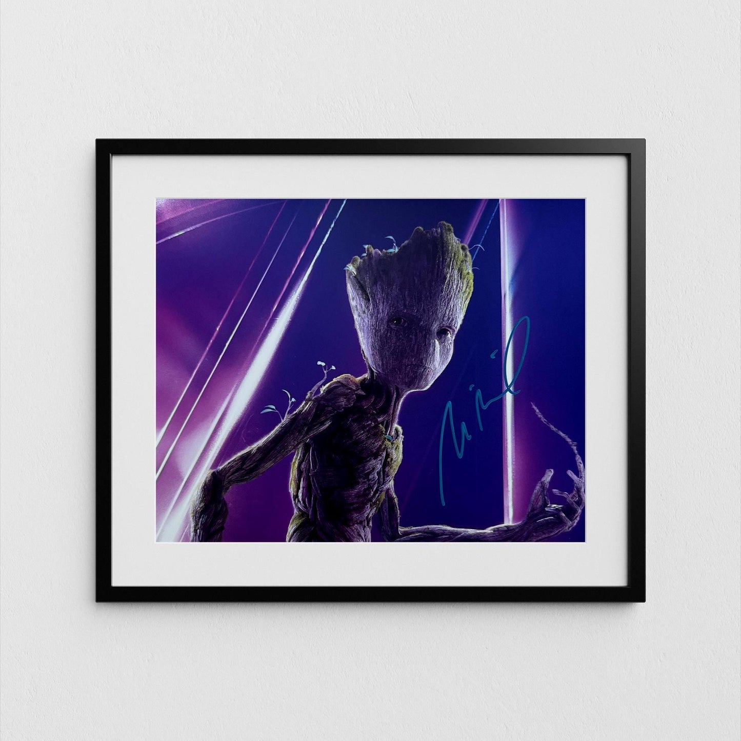Vin Diesel Autograph Groot Signed Poster Authentic Guardians of the Galaxy Signature with COA