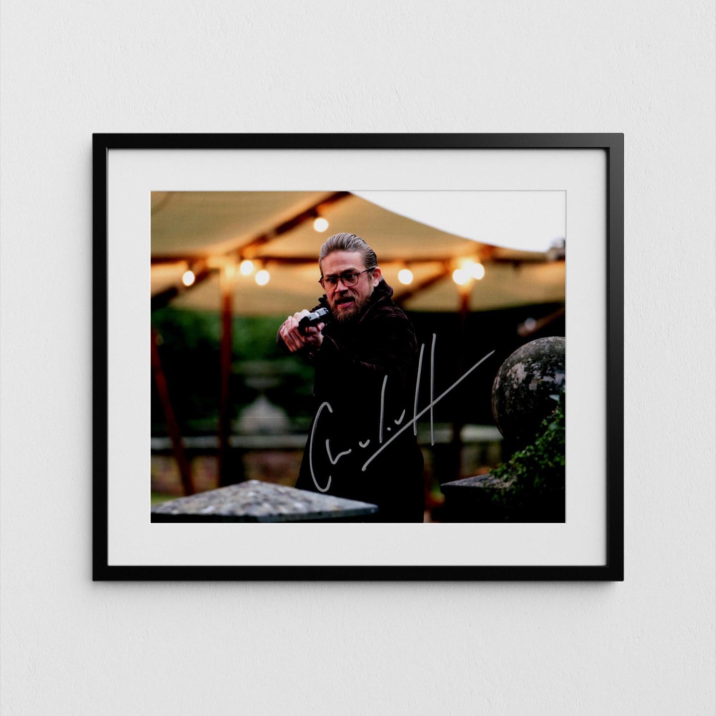 Charlie Hunnam Autograph The Gentleman Signed Poster Authentic Signature with COA