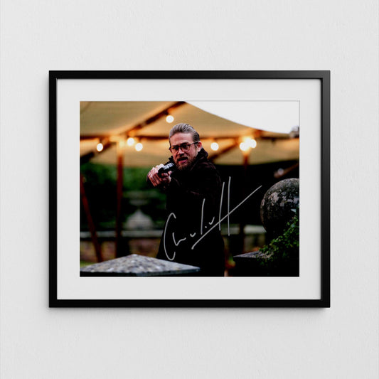 Charlie Hunnam Autograph The Gentleman Signed Poster Authentic Signature with COA