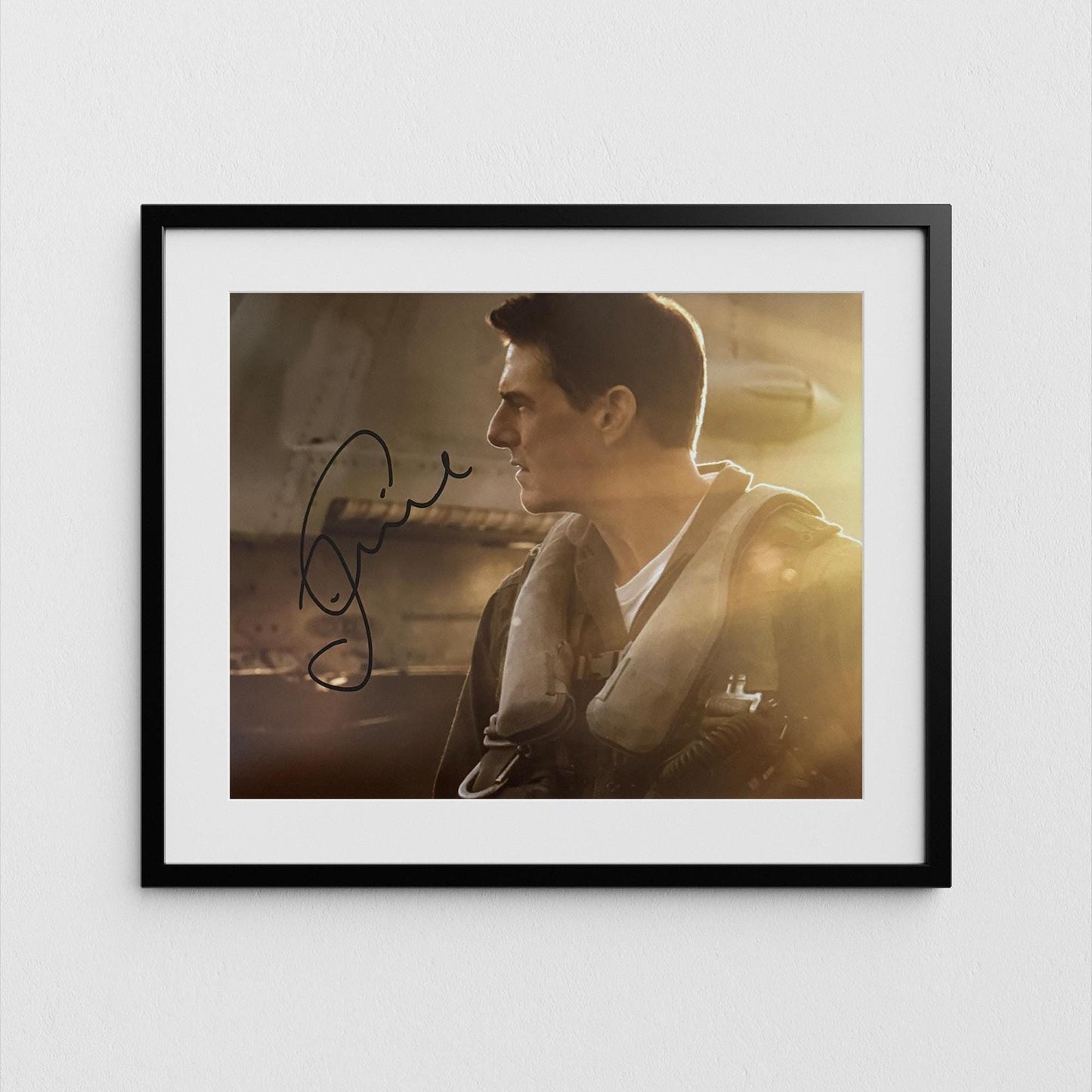 Tom Cruise Autograph Top Gun Signed Poster Authentic Maverick Signature with COA