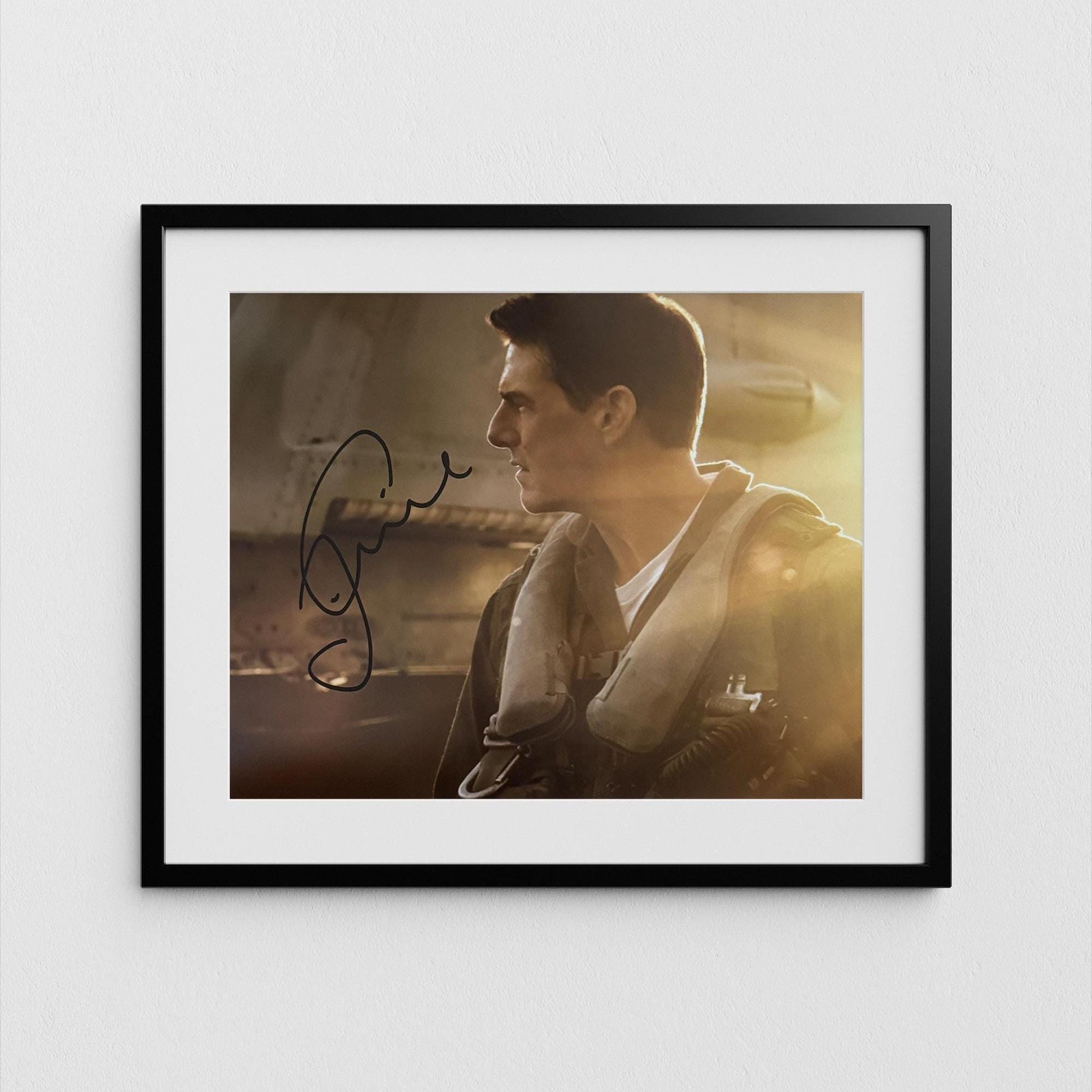 Tom Cruise Autograph Top Gun Signed Poster Authentic Maverick Signature with COA