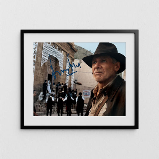 Harrison Ford Autograph Indiana Jones Signed Poster Authentic Signature with COA