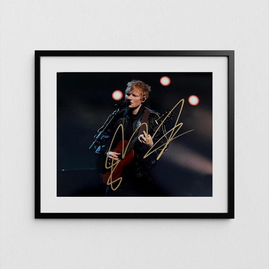 Ed Sheeran Autograph Signed Poster Authentic Signature with COA