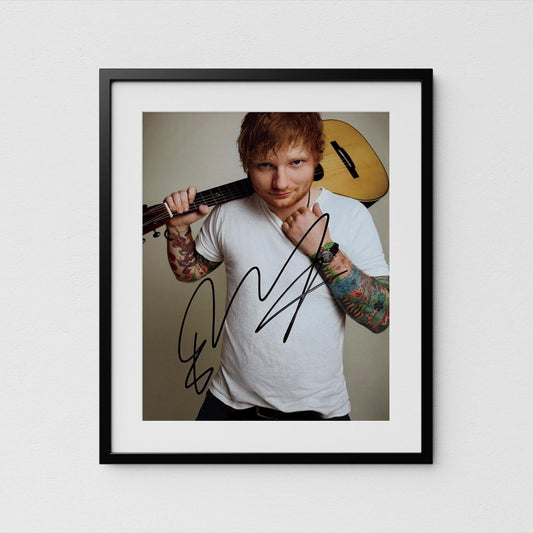 Ed Sheeran Autograph Signed Poster Authentic Signature with COA