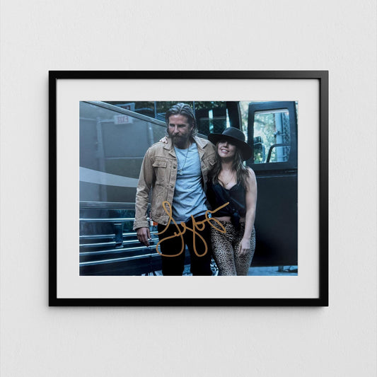 Lady Gaga Autograph A Star is Born Signed Poster Authentic Signature with COA