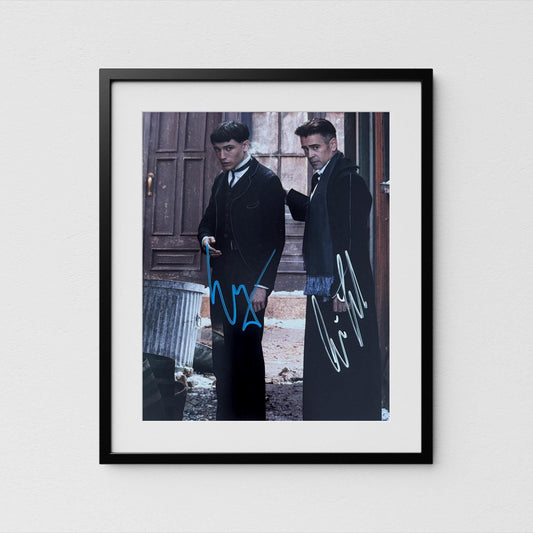Colin Farrell + Ezra Miller Autograph Fantastic Beasts Signed Poster Authentic Signature with COA