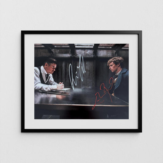 Colin Farrell + Eddie Redmayne Autograph Fantastic Beasts Signed Poster Authentic Signature with COA
