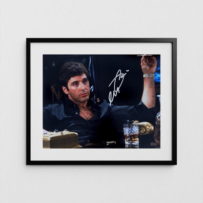 Al Pacino Autograph Scarface Signed Poster Tony Montana Authentic Signature with COA