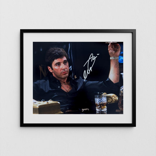 Al Pacino Autograph Scarface Signed Poster Tony Montana Authentic Signature with COA
