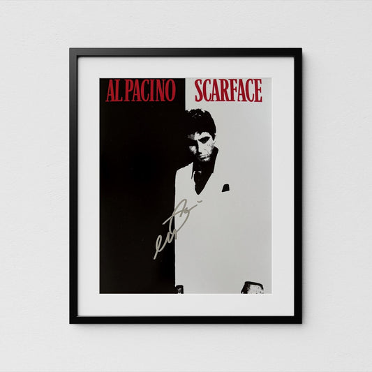 Al Pacino Autograph Scarface Signed Poster Tony Montana Authentic Signature with COA