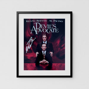 Al Pacino Autograph Devil&#39;s Advpocate Signed Poster Authentic Signature with COA