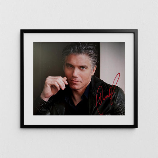 Anson Mount Autograph Star Trek Signed Captain Pike Poster Strange New Worlds Authentic Signature with COA