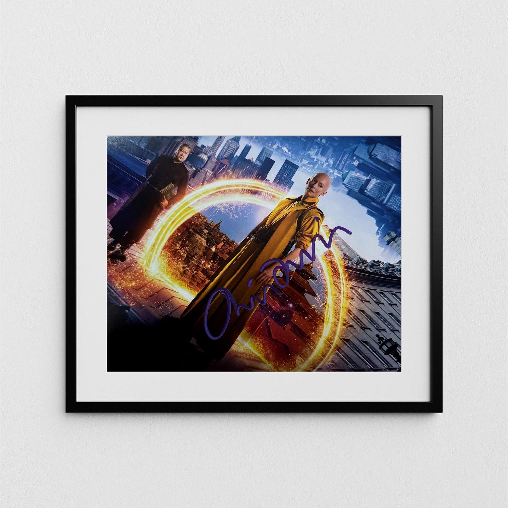 Tilda Swinton Autograph Doctor Strange Signed Poster Authentic The Ancient One Signature with COA