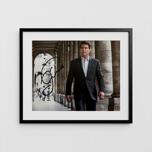 Tom Cruise Autograph Mission Impossible Signed Poster Authentic Ethan Hunt Signature with COA