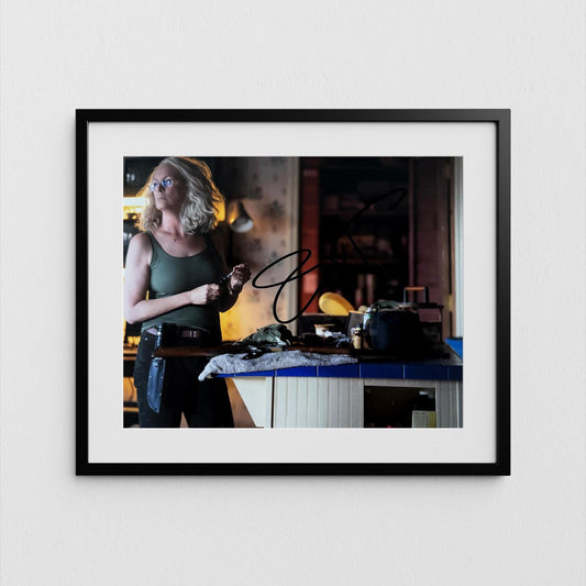 Jamie Lee Curtis Autograph Halloween Signed Poster Authentic Signature with COA