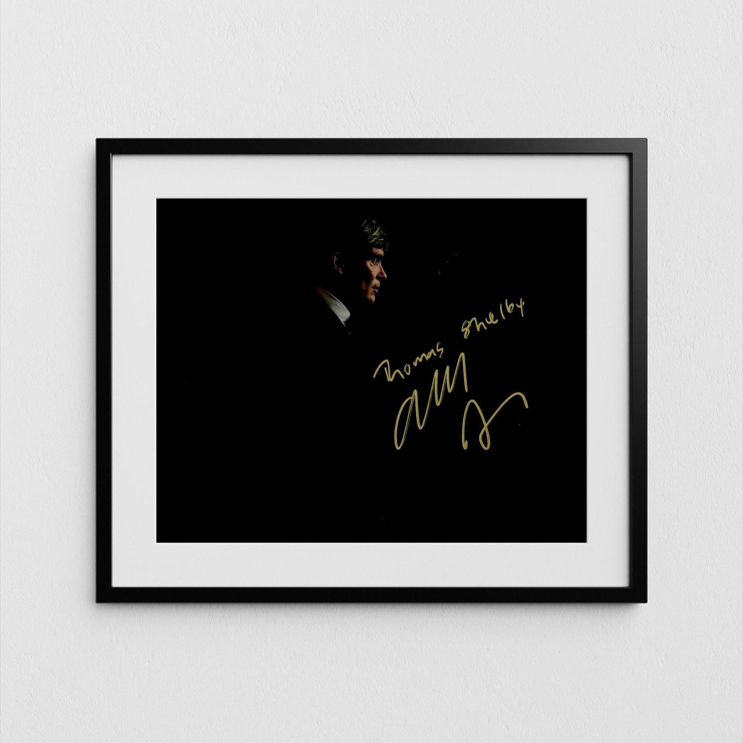 Cillian Murphy Autograph Peaky Blinders Signed Poster Thomas Shelby Authentic Signature with COA