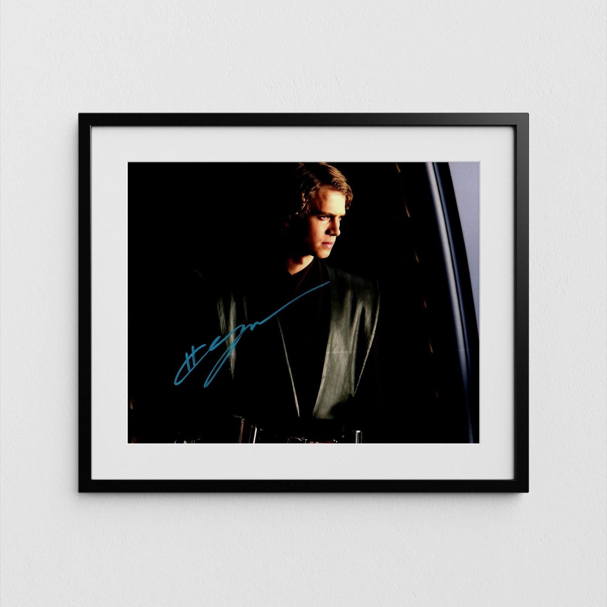 Hayden Christensen Autograph Star Wars Signed Darth Vader Poster Anakin Skywalker Authentic Signature with COA
