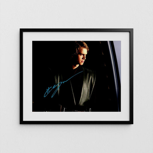 Hayden Christensen Autograph Star Wars Signed Darth Vader Poster Anakin Skywalker Authentic Signature with COA