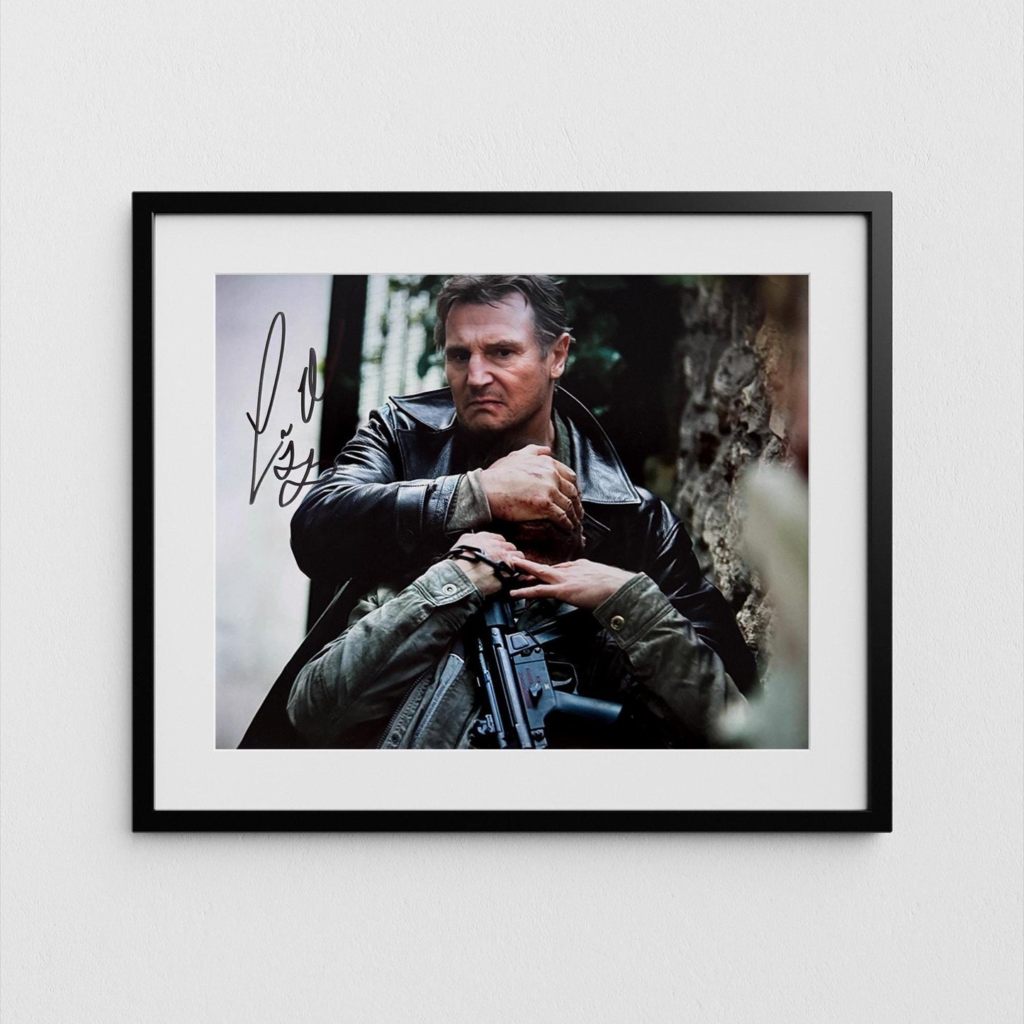 Liam Neeson Autograph Taken Signed Poster Authentic Signature COA