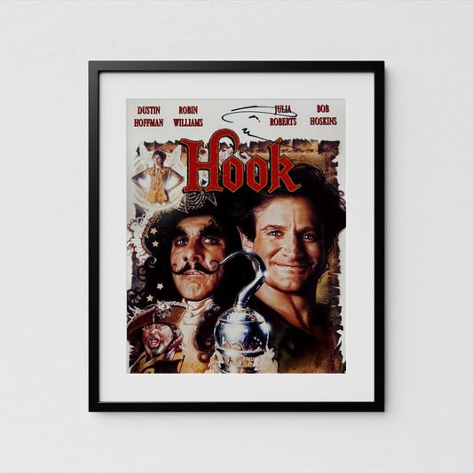 Robin Williams Autograph Hook Signed Poster Authentic Signature with COA