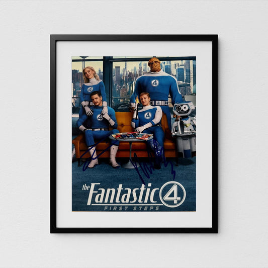 Joseph Quinn Autograph Fanastic Four Signed Poster Authentic Signature with COA