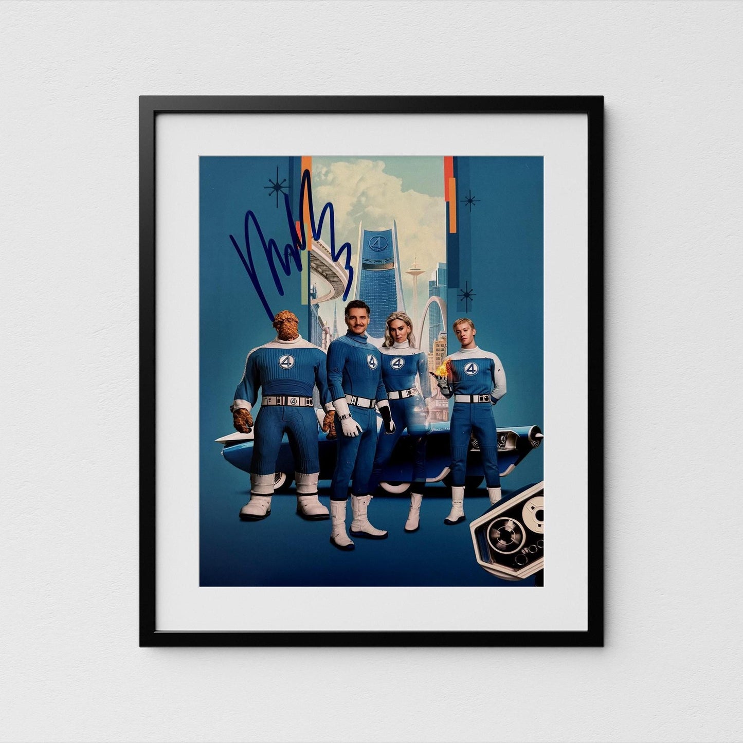 Vanessa Kirby Autograph Fanastic Four Signed Poster Authentic Signature with COA